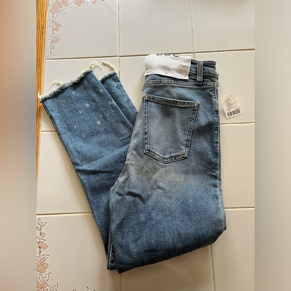 Urban Outfitters High Rise Distressed Girlfriend Jean
